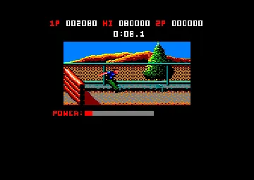 Combat School (UK) (1987) (Trainer) screen shot game playing